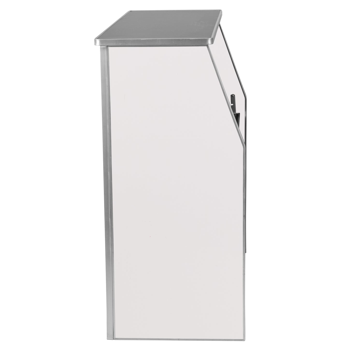 Amara 4' White Laminate Foldable Bar - Portable Event Bar