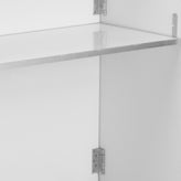 Amara 4' White Laminate Foldable Bar - Portable Event Bar