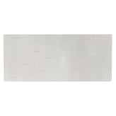 HERCULES 7' x 40" Rectangular Antique Rustic White Solid Pine Folding Farm Table with X Legs