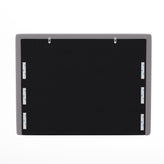 Hugo Twin Headboard with 2 Power Outlets, 1 USB and 1 USB Type-C Port with Faux Linen Upholstery and Dual Hanging Options in Gray