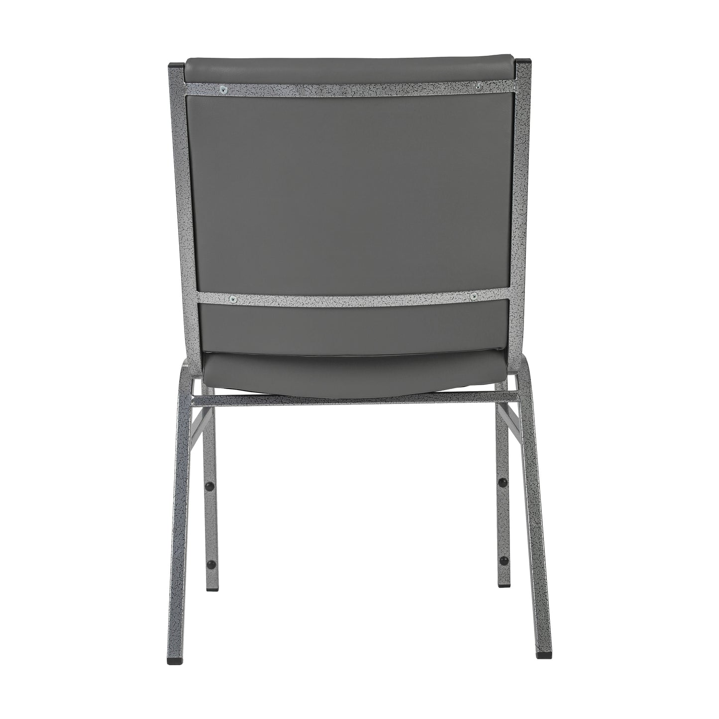 HERCULES Heavy Duty Gray Vinyl Stack Chair