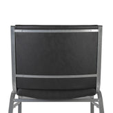 HERCULES Big & Tall 1000 lb. Rated Black Vinyl Stack Chair