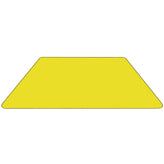 Wren 29''W x 57''L Trapezoid Yellow Thermal Laminate Activity Table - Height Adjustable Short Legs