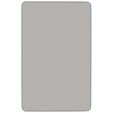 Wren 30''W x 72''L Rectangular Grey HP Laminate Activity Table - Standard Height Adjustable Legs