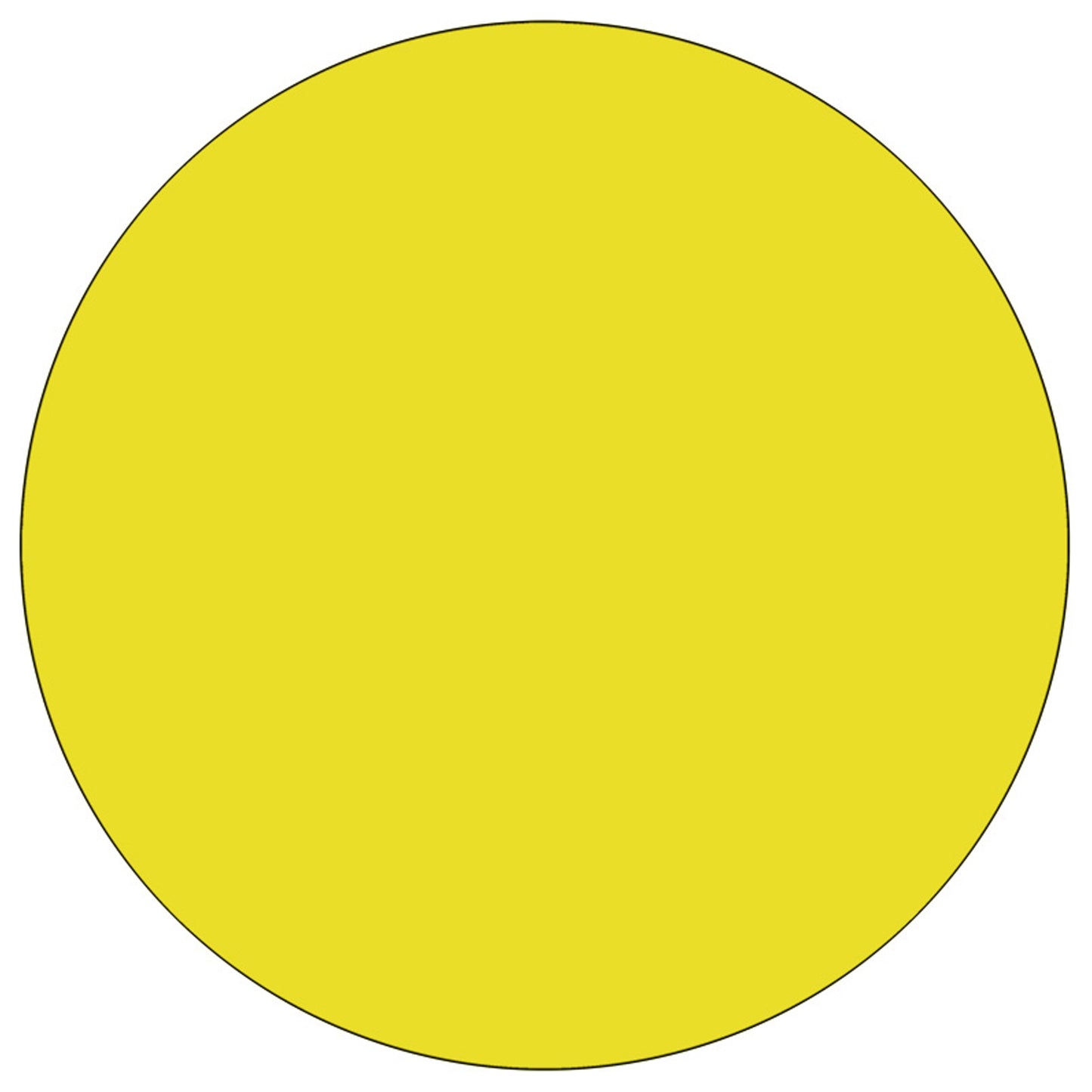 Wren 48'' Round Yellow HP Laminate Activity Table - Standard Height Adjustable Legs