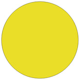 Wren Mobile 48'' Round Yellow HP Laminate Activity Table - Height Adjustable Short Legs