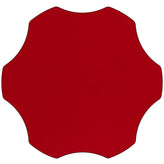 Wren Mobile 60'' Flower Red Thermal Laminate Activity Table - Height Adjustable Short Legs
