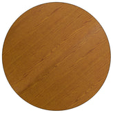 Wren Mobile 60'' Round Oak Thermal Laminate Activity Table - Standard Height Adjustable Legs