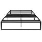 Lana 14 Inch Metal Platform Bed Frame - No Box Spring Needed with Steel Slat Support and Quick Lock Functionality (Full)
