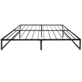 Lana 14 Inch Metal Platform Bed Frame - No Box Spring Needed with Steel Slat Support and Quick Lock Functionality (King)