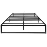 Lana 14 Inch Metal Platform Bed Frame - No Box Spring Needed with Steel Slat Support and Quick Lock Functionality (Queen)