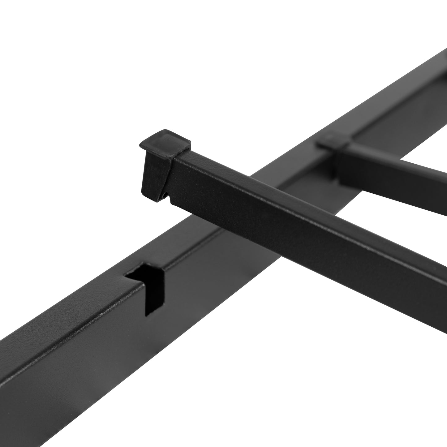 Lana 14 Inch Metal Platform Bed Frame - No Box Spring Needed with Steel Slat Support and Quick Lock Functionality (Queen)