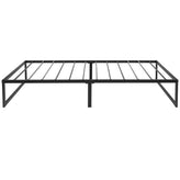 Lana 14 Inch Metal Platform Bed Frame - No Box Spring Needed with Steel Slat Support and Quick Lock Functionality (Twin)
