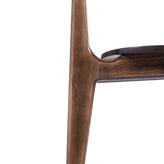 Verona Commercial Grade Solid Wood Dining Chair with Curved Oval Backrest in Antique Copper