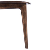 Verona Commercial Grade Solid Wood Dining Chair with Curved Oval Backrest in Antique Copper