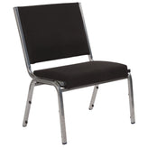 HERCULES Series 950 lb. Rated Black Fabric Bariatric Medical Reception Chair