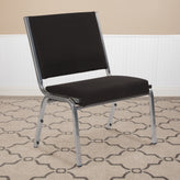 HERCULES Series 950 lb. Rated Black Fabric Bariatric Medical Reception Chair