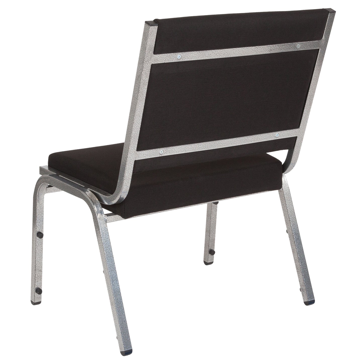 HERCULES Series 950 lb. Rated Black Fabric Bariatric Medical Reception Chair