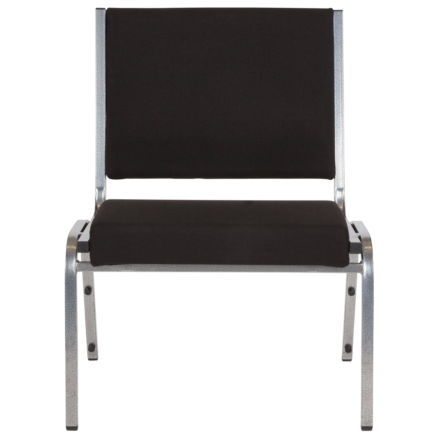 HERCULES Series 950 lb. Rated Black Fabric Bariatric Medical Reception Chair