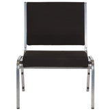 HERCULES Series 950 lb. Rated Black Fabric Bariatric Medical Reception Chair