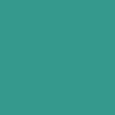 Lark 5 Piece Outdoor Patio Dining Table Set - 2 Synthetic Teak Stackable Chairs, 36" Square Table, Teal Umbrella & Base