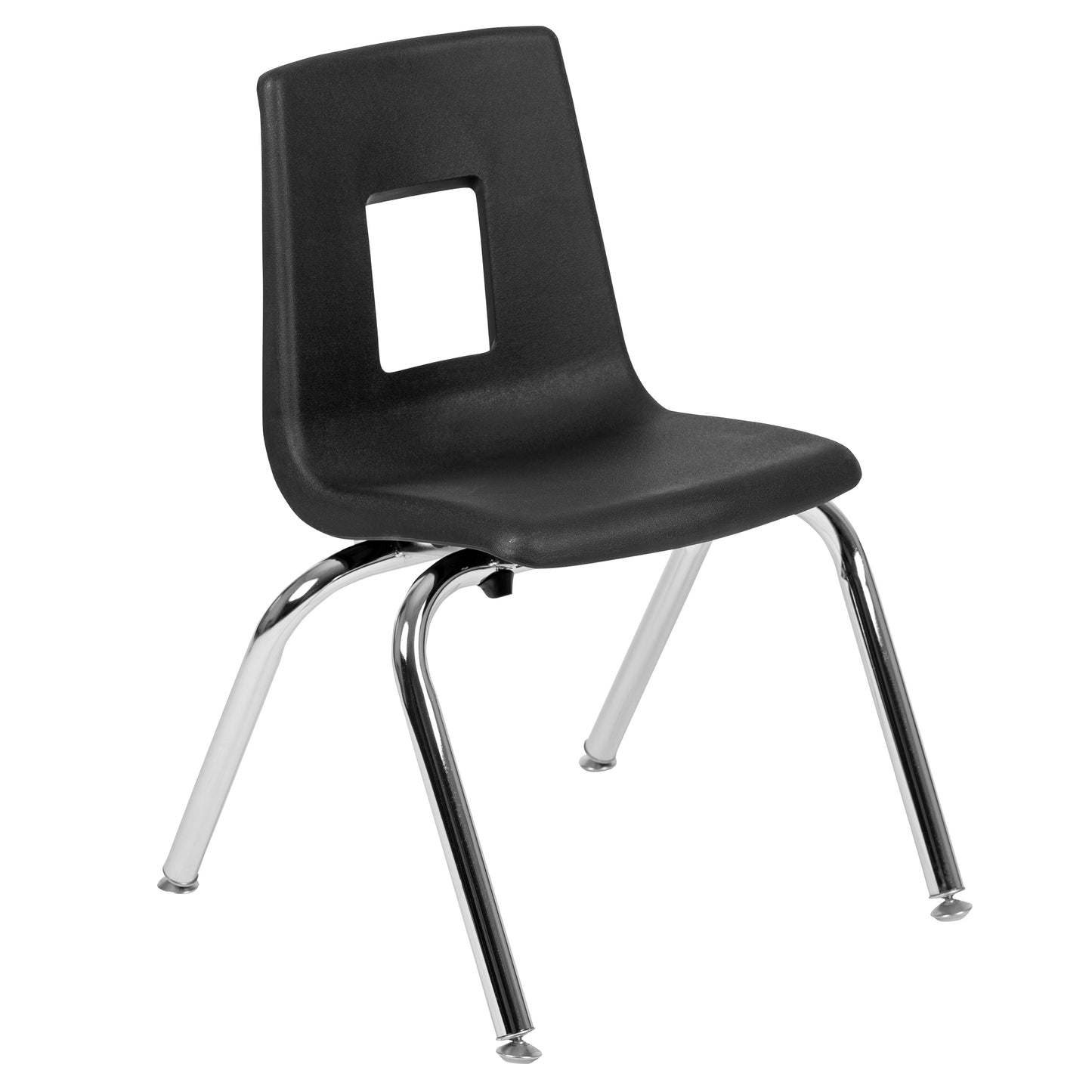Emmy 86" Oval Wave Flexible Laminate Activity Table Set with 14" Student Stack Chairs, Grey/Black