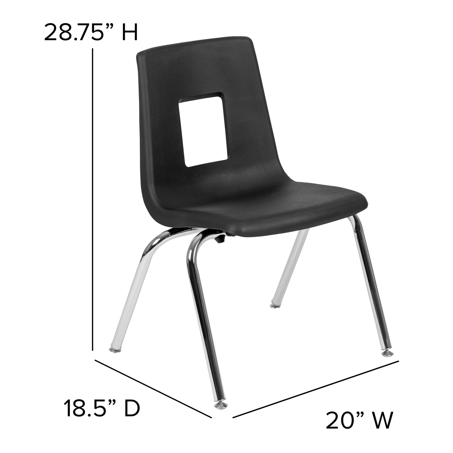 Emmy Mobile 86" Oval Wave Flexible Laminate Activity Table Set with 16" Student Stack Chairs, Oak/Black