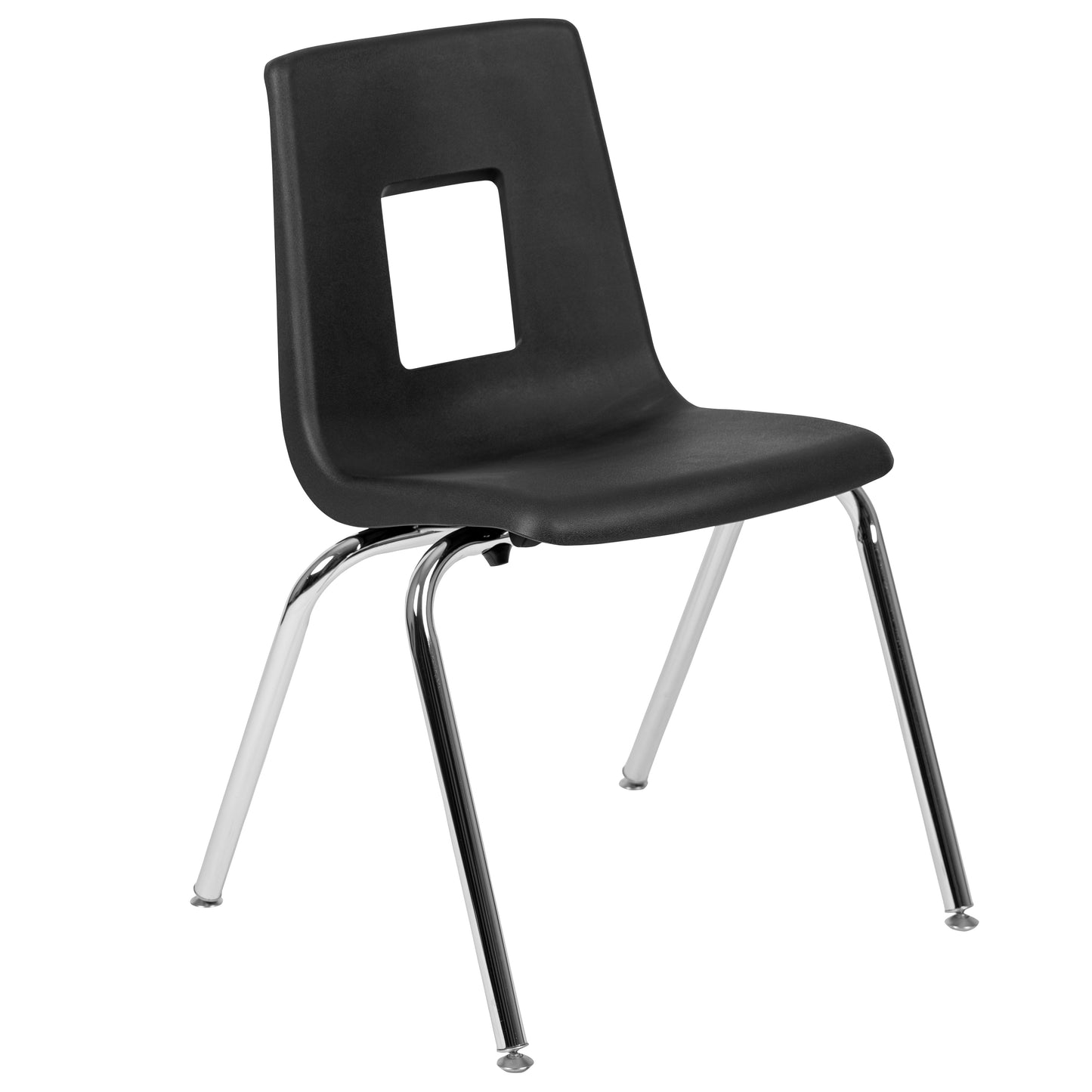 Emmy 76" Oval Wave Flexible Laminate Activity Table Set with 18" Student Stack Chairs, Grey/Black