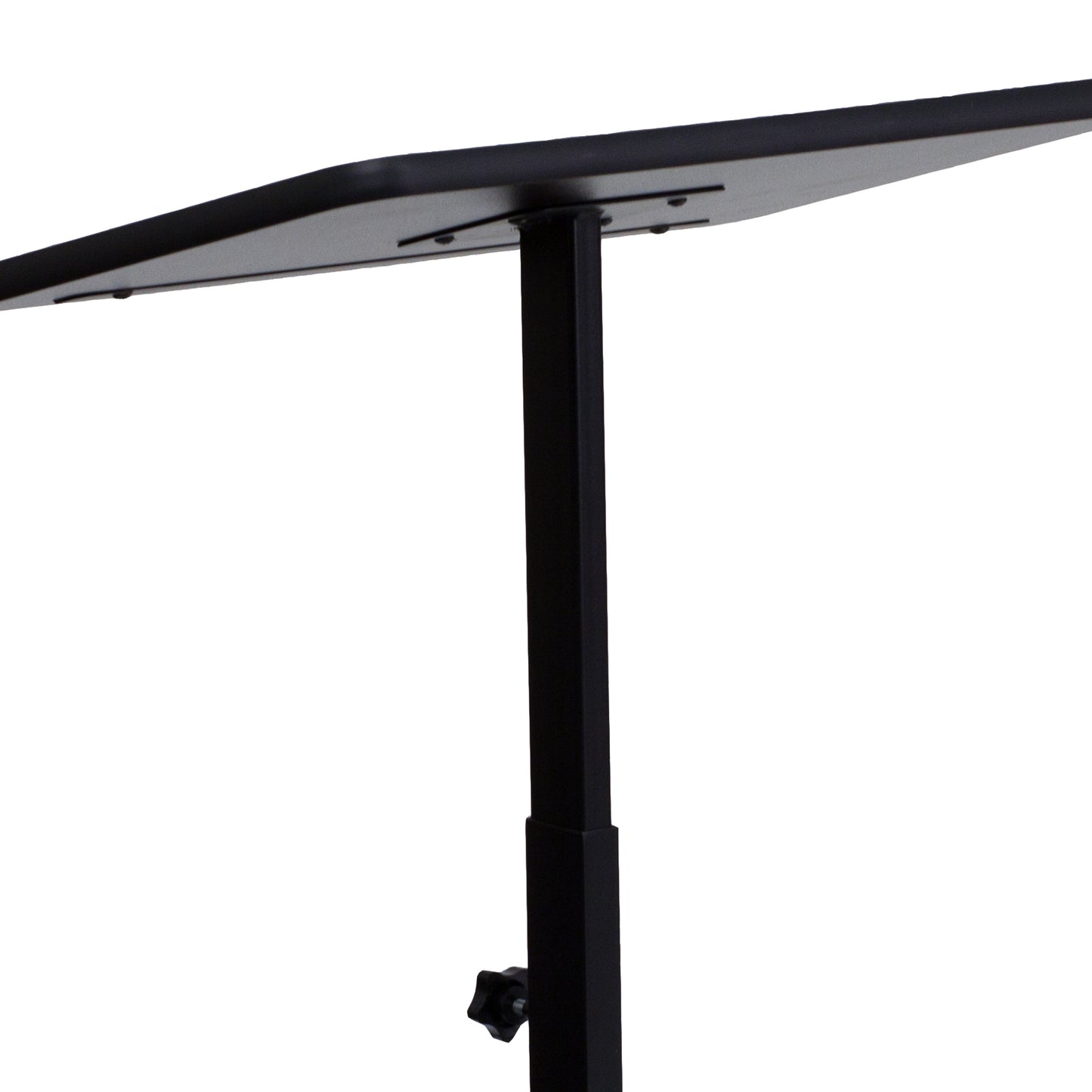 Mysta Adjustable Height Metal Lectern in Mahogany