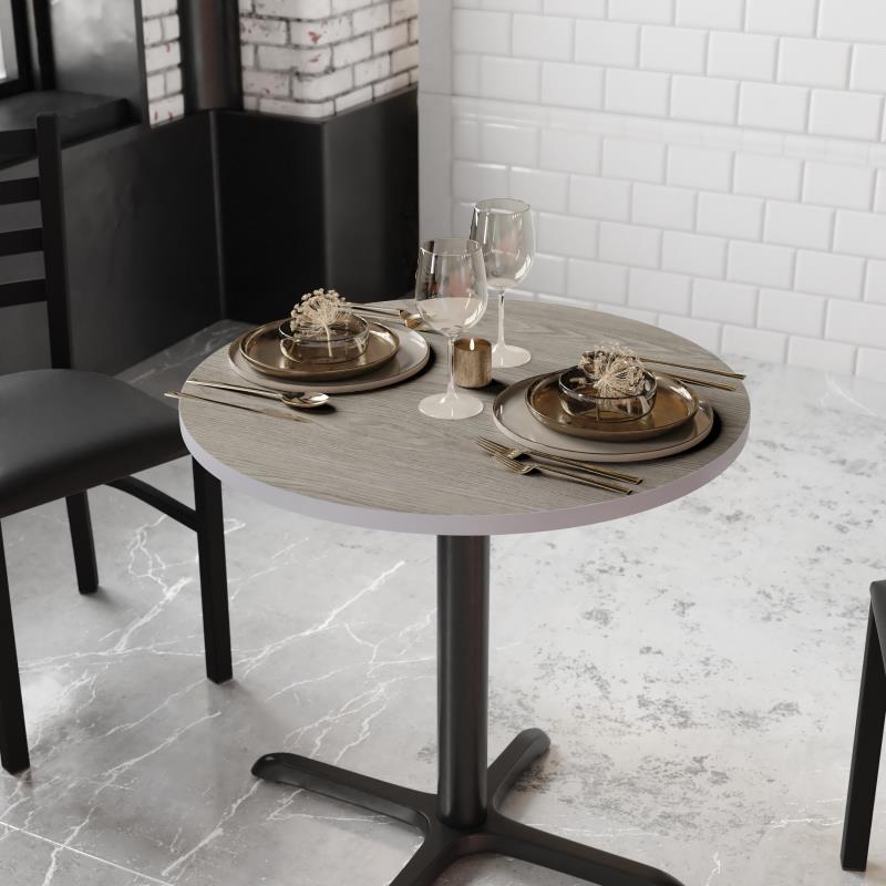Glenbrook Table Top with White or Gray Reversible Laminate Top