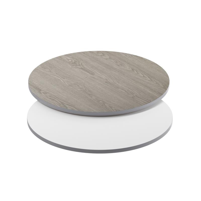 Glenbrook Table Top with White or Gray Reversible Laminate Top