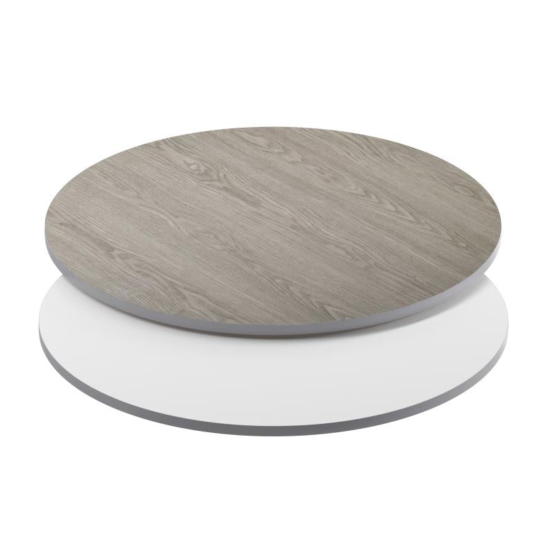 Glenbrook Table Top with White or Gray Reversible Laminate Top