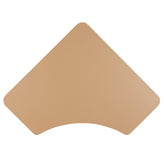 Billie Triangular Natural Collaborative Student Desk (Adjustable from 22.3" to 34") - Home and Classroom