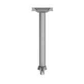 Beverly 5'' x 22'' Restaurant Indoor/Outdoor Table T-Base with 3'' Dia. Table Height Column, Silver