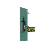 Kessler Locking Dog Waste Bag Dispenser with Glow in the Dark Sign, Hand Sanitizer Bottle and Rain Guard - 600 Roll Bags Included