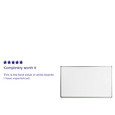 Cardim 5' W x 3' H Magnetic Marker Board