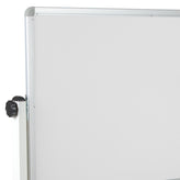 HERCULES Series 53"W x 59"H Reversible Mobile Cork Bulletin Board and White Board with Pen Tray