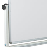 HERCULES Series 53"W x 62.5"H Double-Sided Mobile White Board with Pen Tray