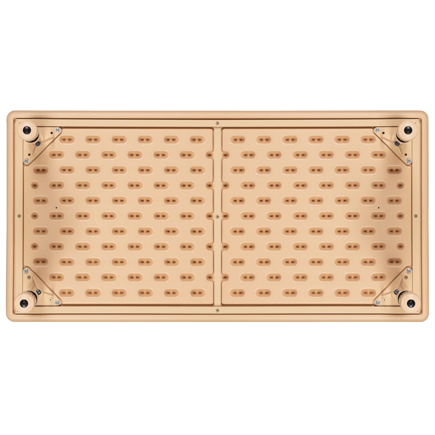 Wren 24"W x 48"L Rectangular Natural Plastic Height Adjustable Activity Table