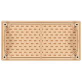 Wren 24"W x 48"L Rectangular Natural Plastic Height Adjustable Activity Table