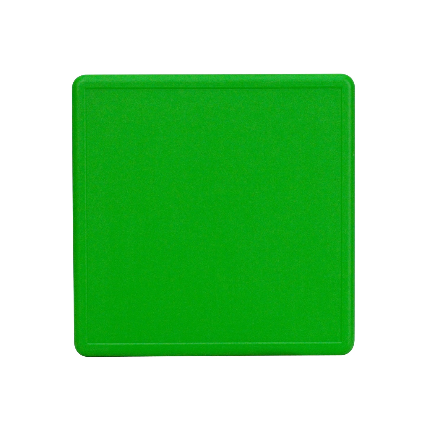 Wren 24'' Square Green Plastic Height Adjustable Activity Table