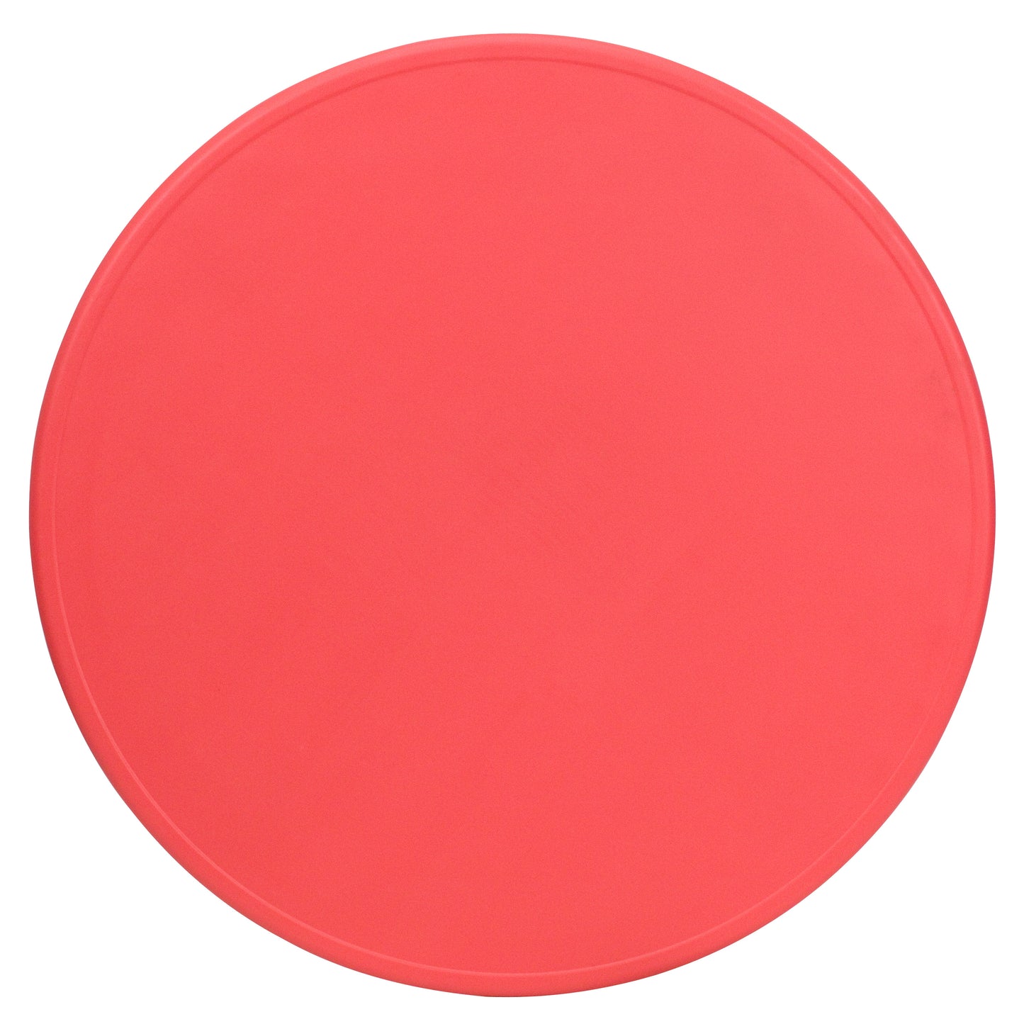 Wren 45'' Round Red Plastic Height Adjustable Activity Table