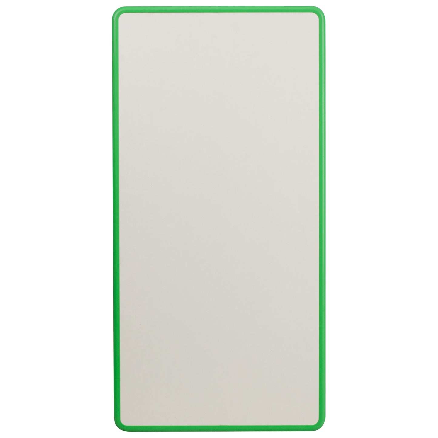 Wren Adjustable Height Kids Activity Table, Green/Gray Plastic, 23.6"W x 47.25"L, Rectangular, Table Only