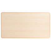Wren Adjustable Height Kids Activity Table, Natural Plastic, 23.6"W x 47.25"L, Rectangular, Table Only