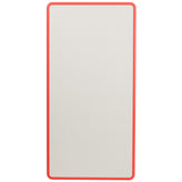 Wren Adjustable Height Kids Activity Table, Red/Gray Plastic, 23.6"W x 47.25"L, Rectangular, Table Only