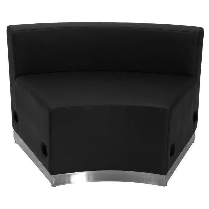 HERCULES Alon Series Black LeatherSoft Reception Configuration 5 Pieces