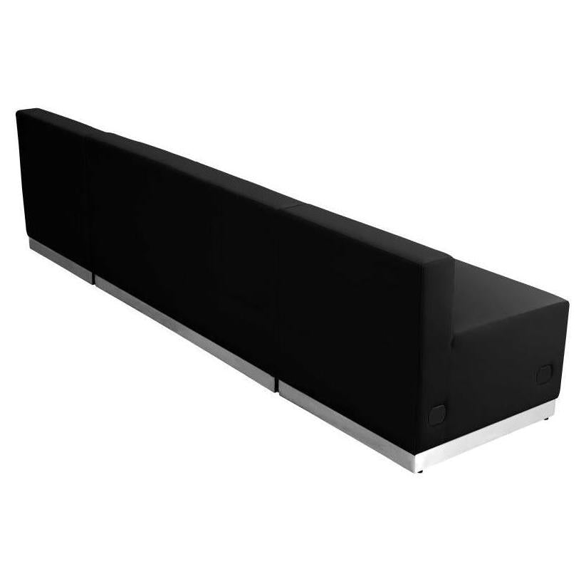 HERCULES Alon Series Black LeatherSoft Reception Configuration, 3 Pieces