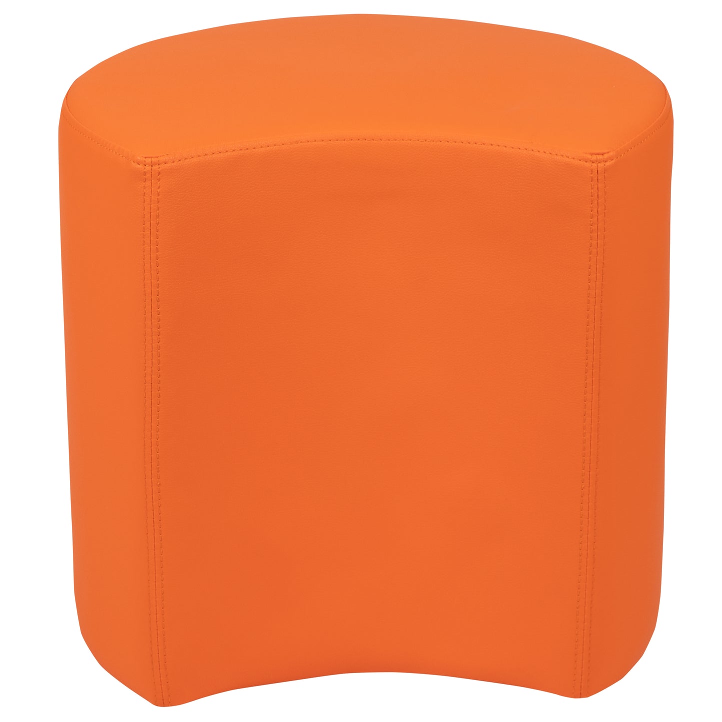 Nicholas Soft Seating Flexible Moon for Classrooms and Common Spaces - 18" Seat Height (Orange)