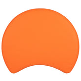 Nicholas Soft Seating Flexible Moon for Classrooms and Common Spaces - 18" Seat Height (Orange)