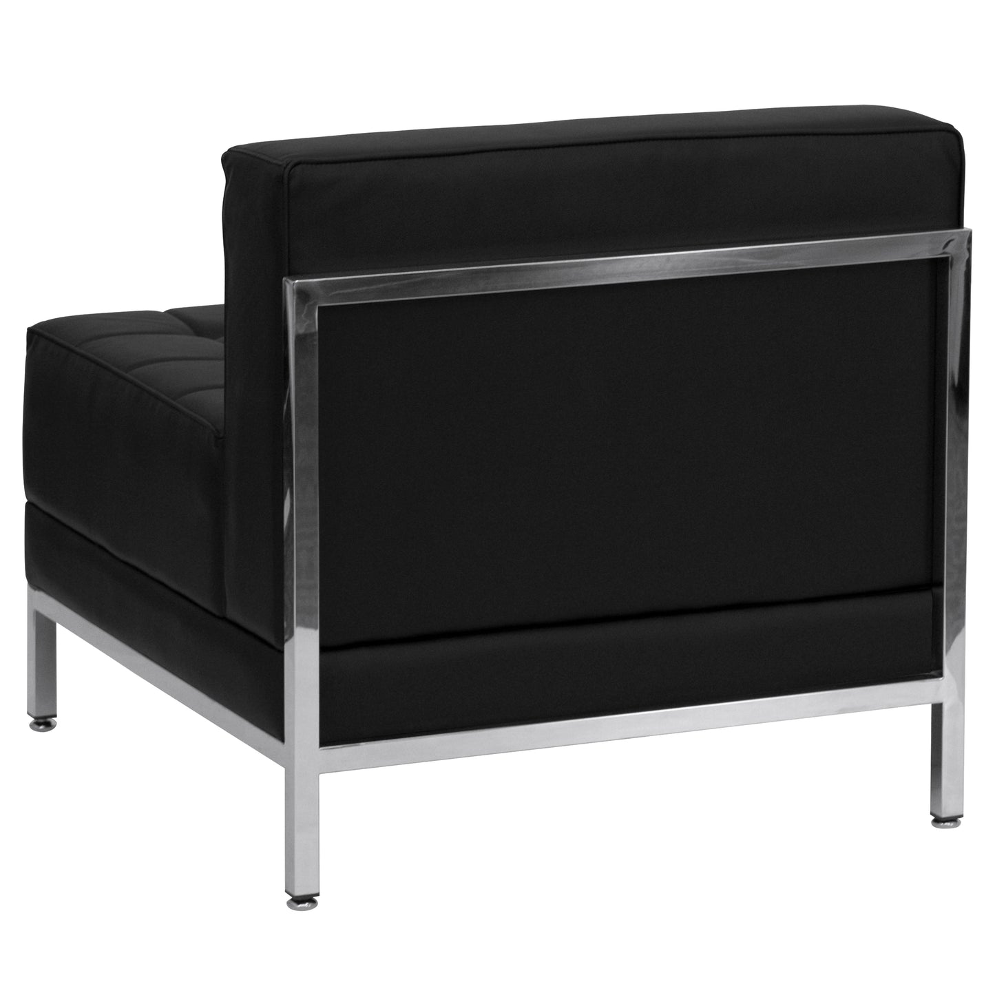 HERCULES Imagination Series Contemporary Black LeatherSoft Middle Chair